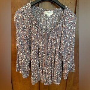 Boho Peasant Top Size M